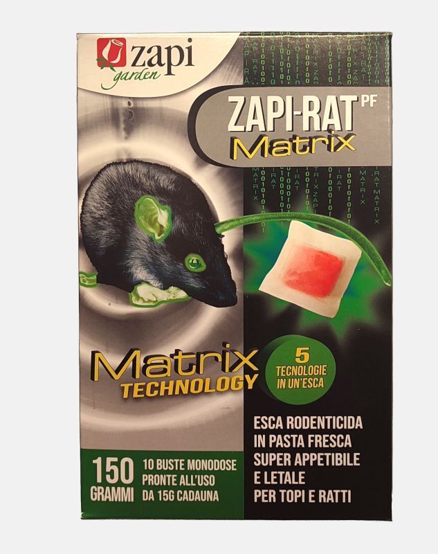 Zapi-Rat Topicida in Pasta Matrix PF 150gr 10 bustine