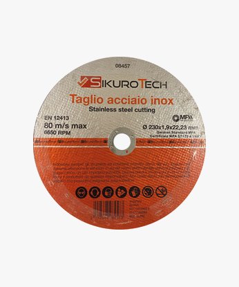 DISCO DA TAGLIO SOTTILE PER ACCIAIO INOX 115X1,6