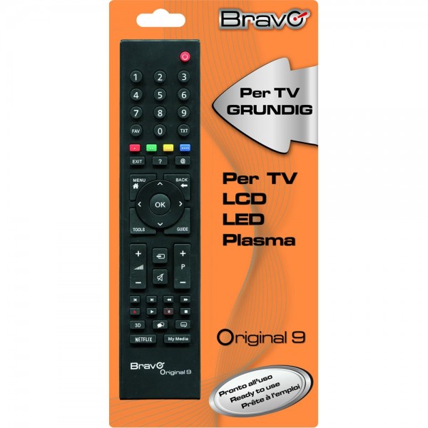 Telecomando Bravo Original 9 Per TV Grundig