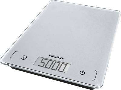 Page Comfort 100 Bilancia da cucina digitale Portata max.=5 kg Grigio